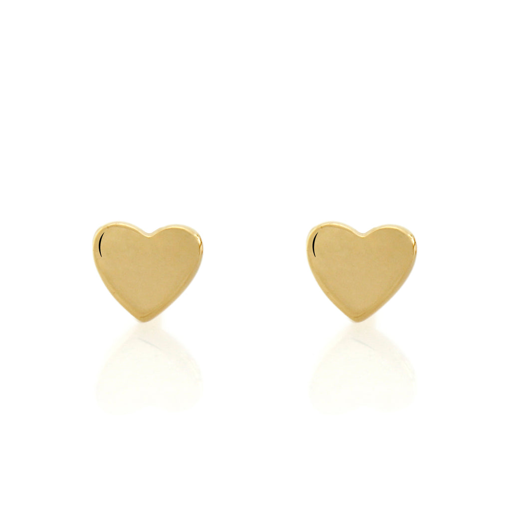 Love Studs - Yellow Gold Vermeil