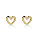 LOVE WISHING STUDS - ROSE GOLD VERMEIL