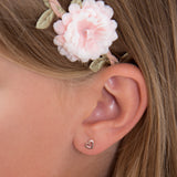 LOVE WISHING STUDS - ROSE GOLD VERMEIL