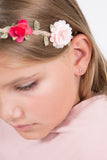 LOVE WISHING STUDS - ROSE GOLD VERMEIL