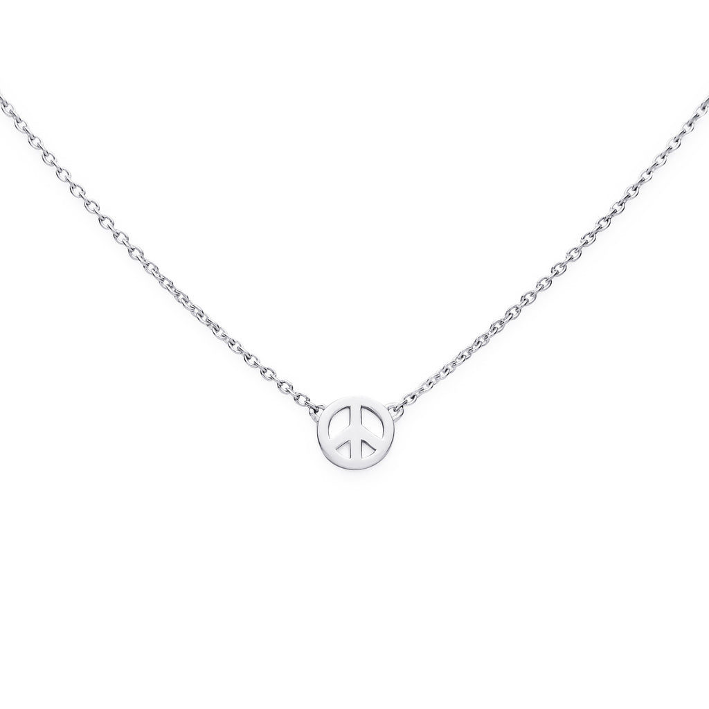 PEACE NECKLACE - BO + BALA - KIDS STERLING SILVER JEWELLERY NZ