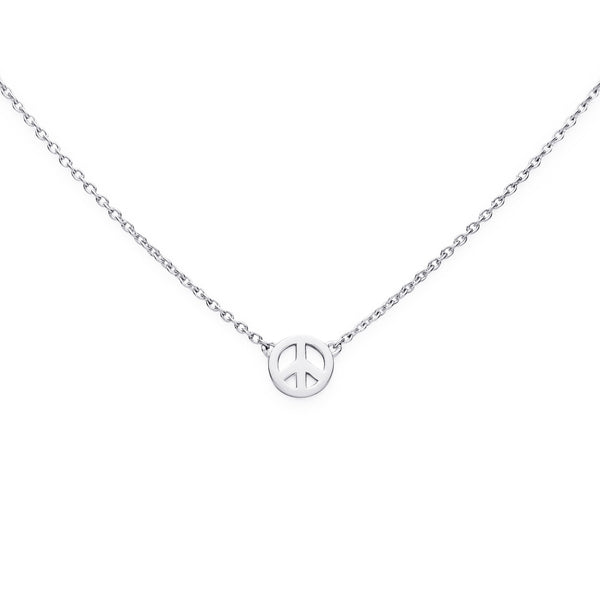 PEACE NECKLACE - BO + BALA - KIDS STERLING SILVER JEWELLERY NZ