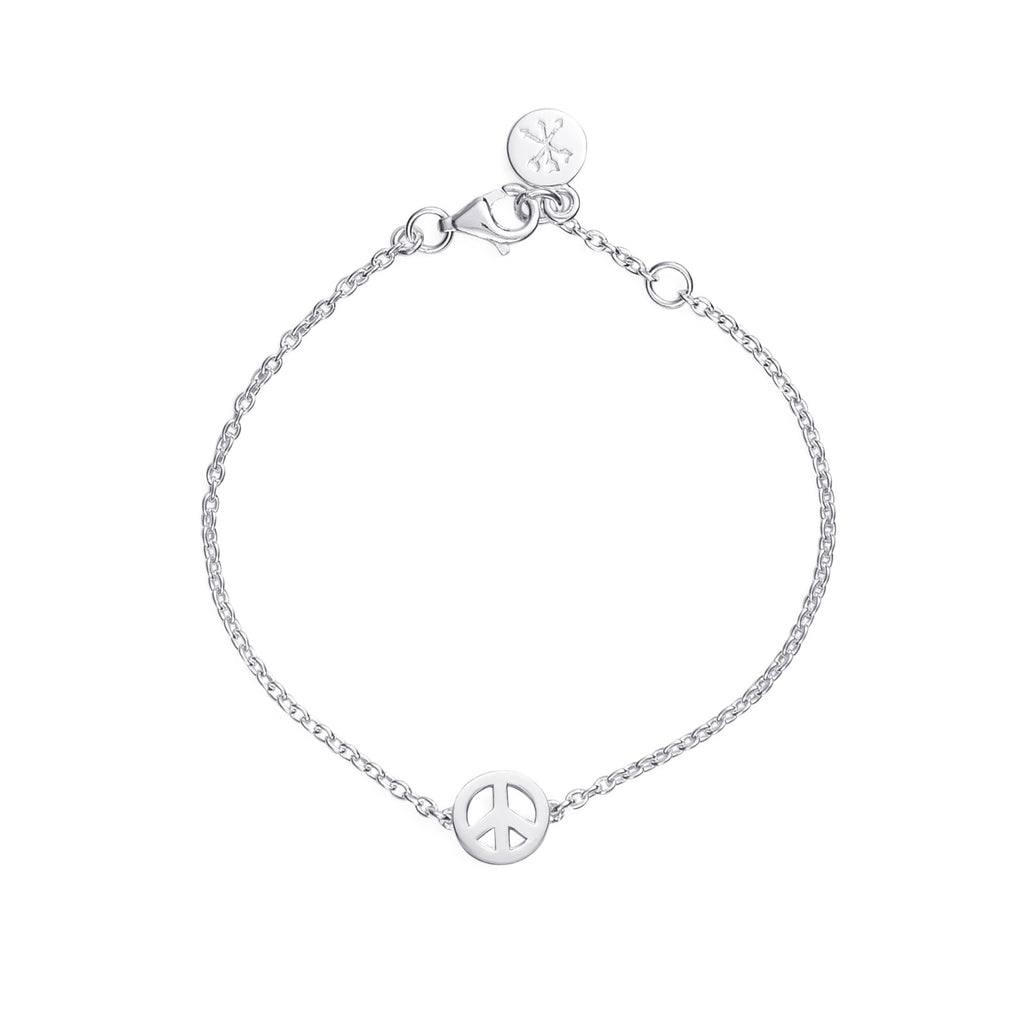 PEACE BRACELET - BO + BALA - KIDS SILVER JEWELLERY NZ