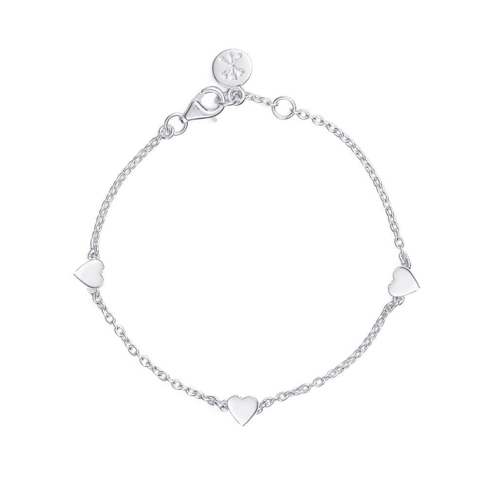 LOTS OF LOVE BRACELET - BO + BALA - KIDS SILVER BRACELET NZ