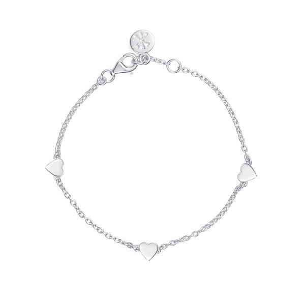 LOTS OF LOVE BRACELET - BO + BALA - KIDS SILVER BRACELET NZ