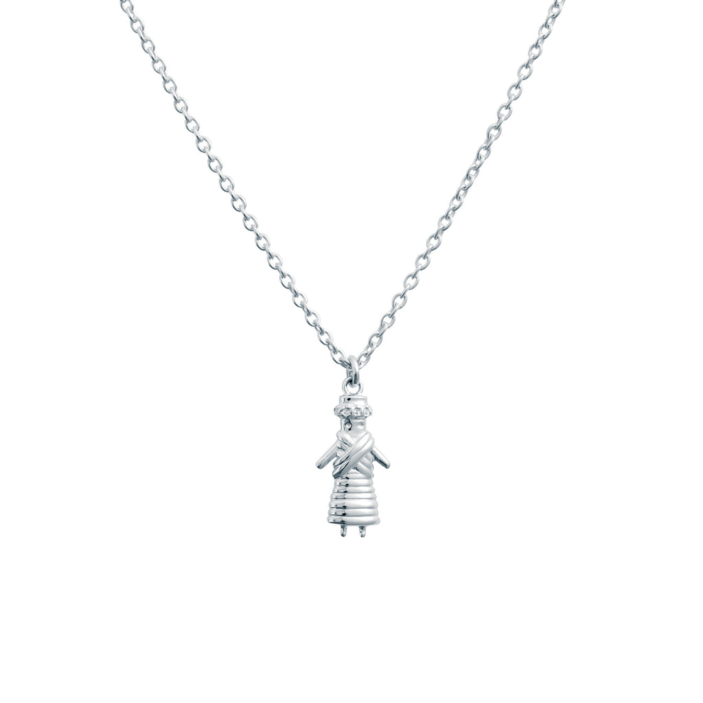 WORRY DOLL NECKLACE - BO + BALA - CHILDRENS SILVER JEWELLERY NZ
