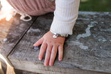EXTENDABLE BANGLE WITH HEART CHARM - SILVER BABY BANGLE NZ